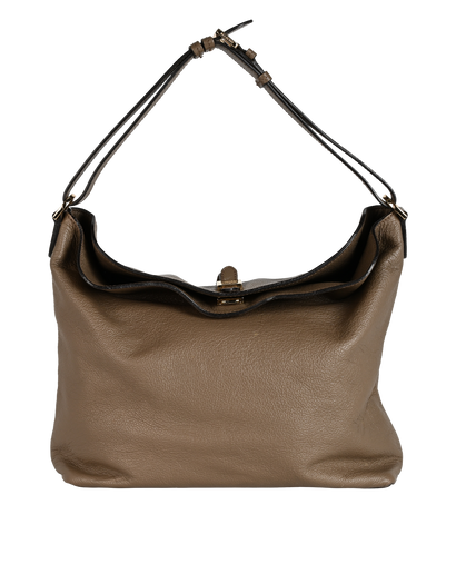 Tessie Hobo, &pound;250, Handbags, Taupe, Leather, Front view